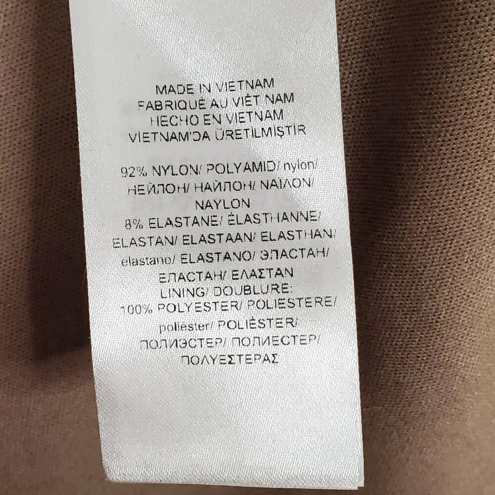 LRL Ralph Lauren Size 16 Dress Fitted Lined Sheer Lace Knee Length V-Neck Black - Picture 8 of 12